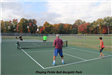 Playing Pickle Ball - Borgatti Park