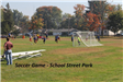 Soccer Game at School Street Park
