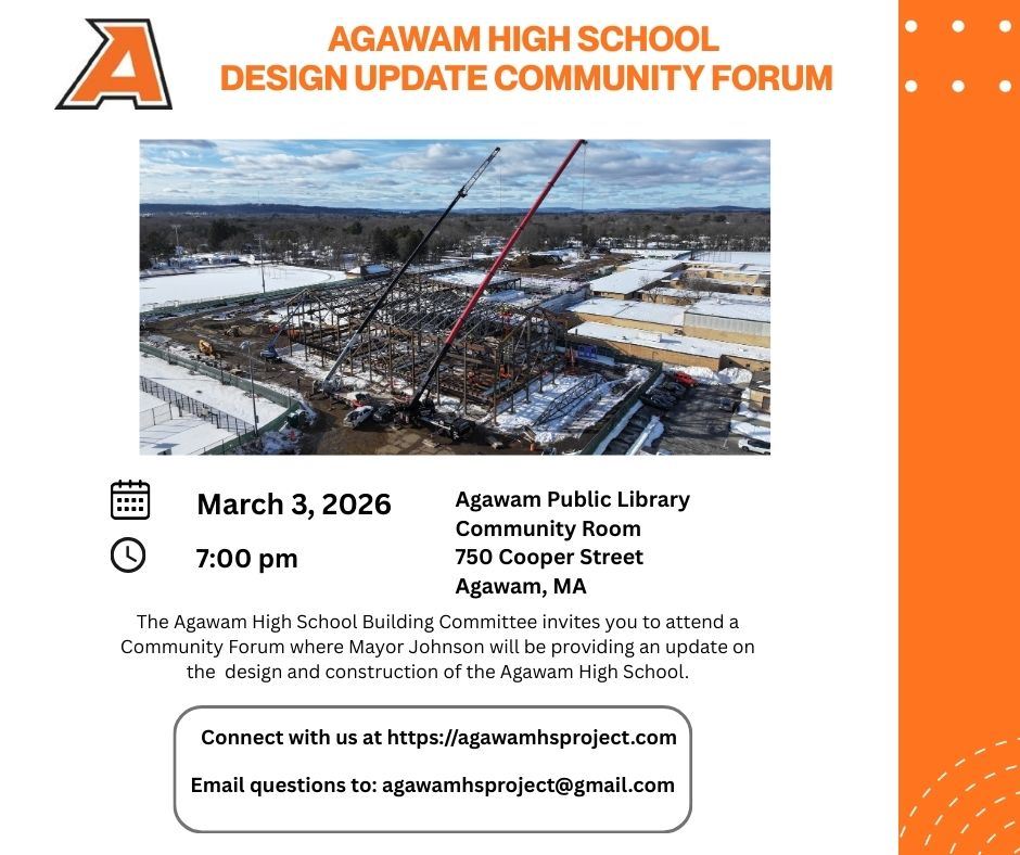 Agawam High School Building Design Update Community Forum