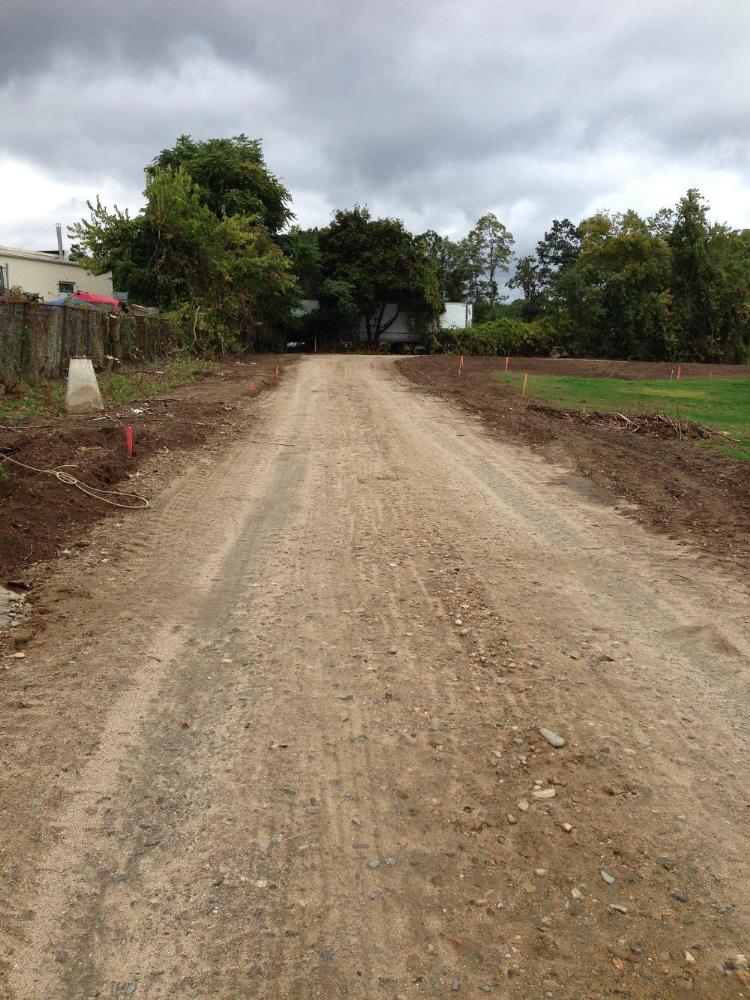 Road to the Main Street Solar Farm