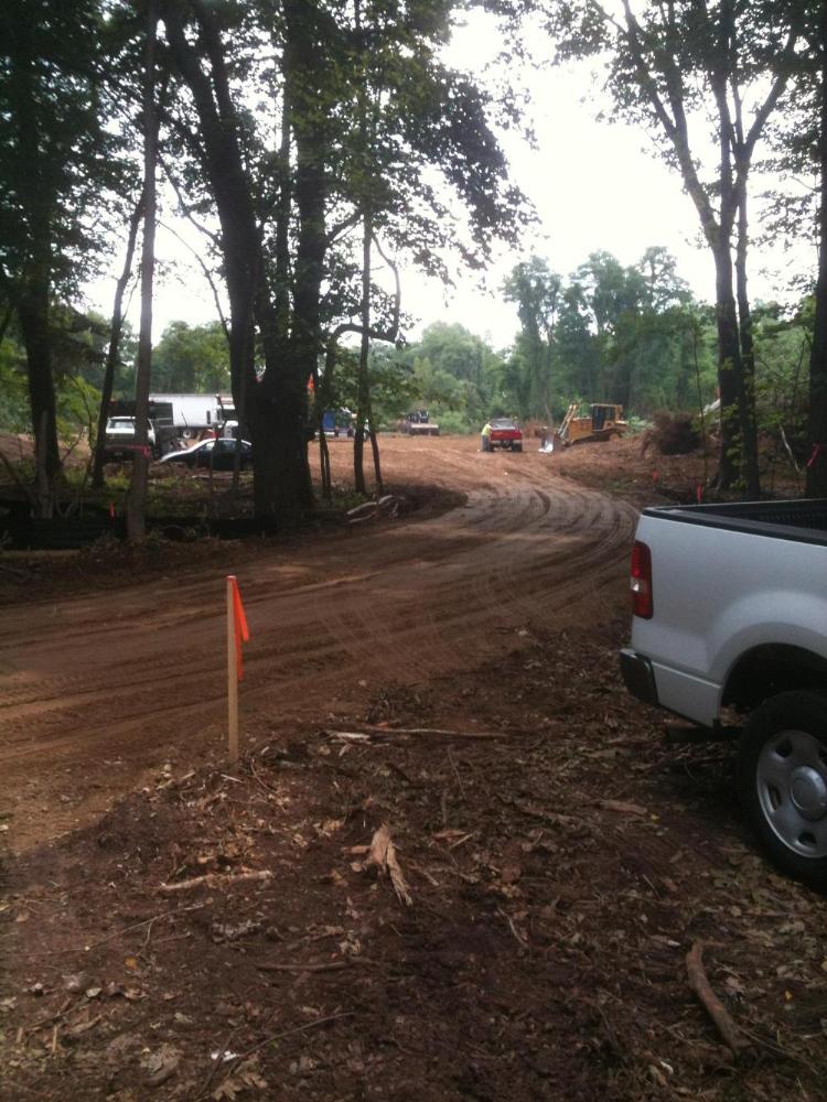 Clearing of land for solar panels