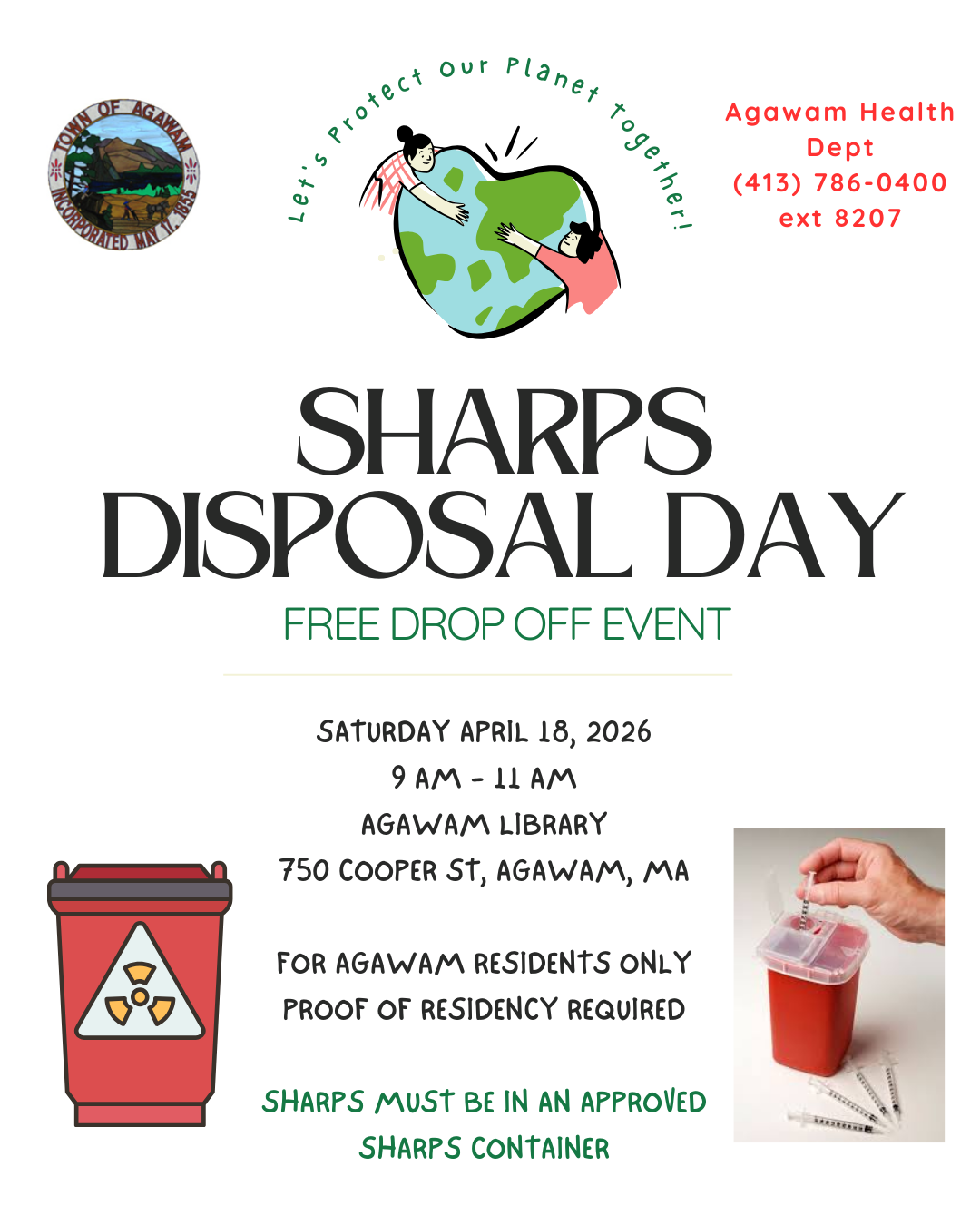Sharps Disposal Collection Day 2026